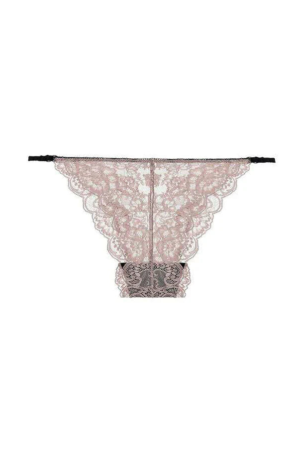 Coffee Lavender Luxury Lace Underwear Lingerie Panties