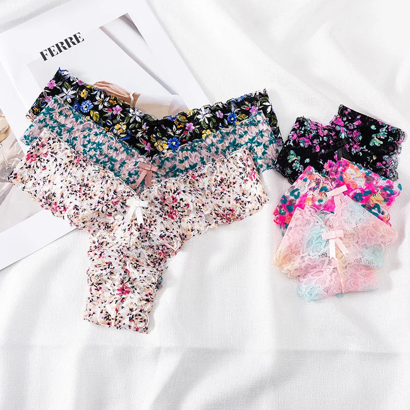 Super Cute Floral Daily T-Panties