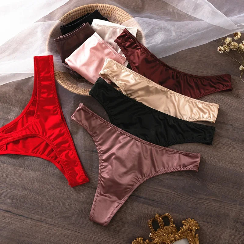 Ice Silk Satin Panties