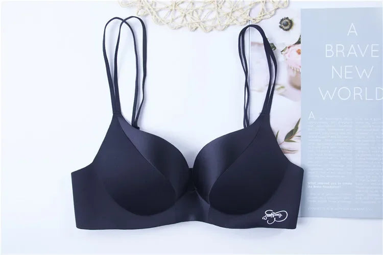 Deep U Cup Push Up Bra