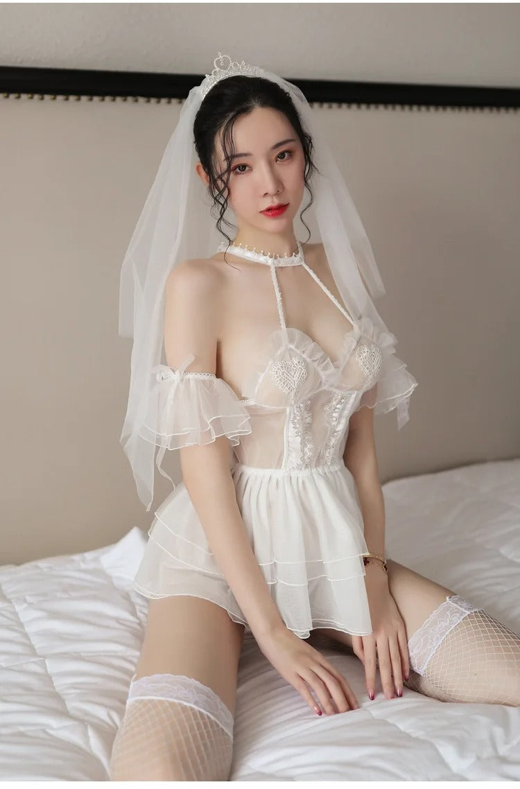 Bride Wedding Dress Babydoll