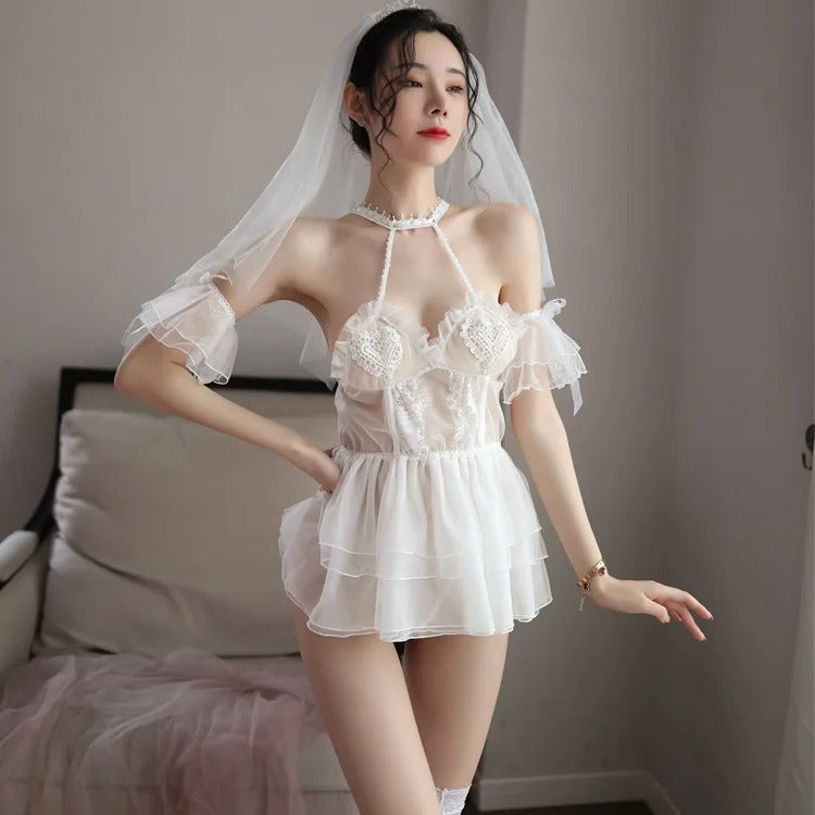 Bride Wedding Dress Babydoll