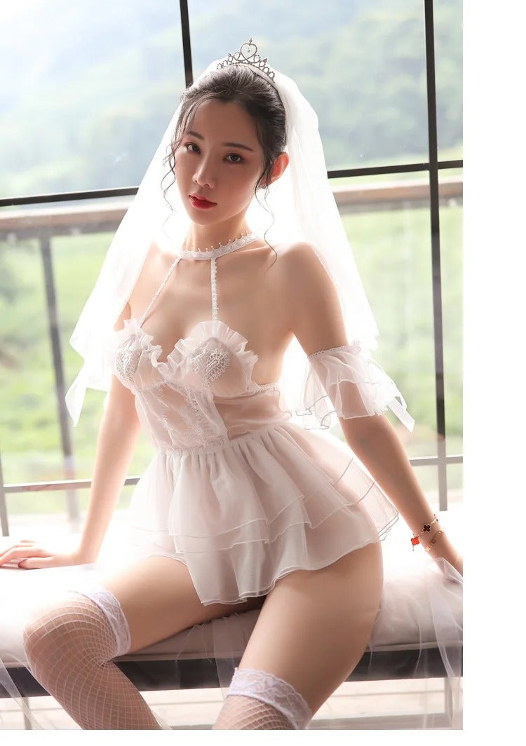 Bride Wedding Dress Babydoll