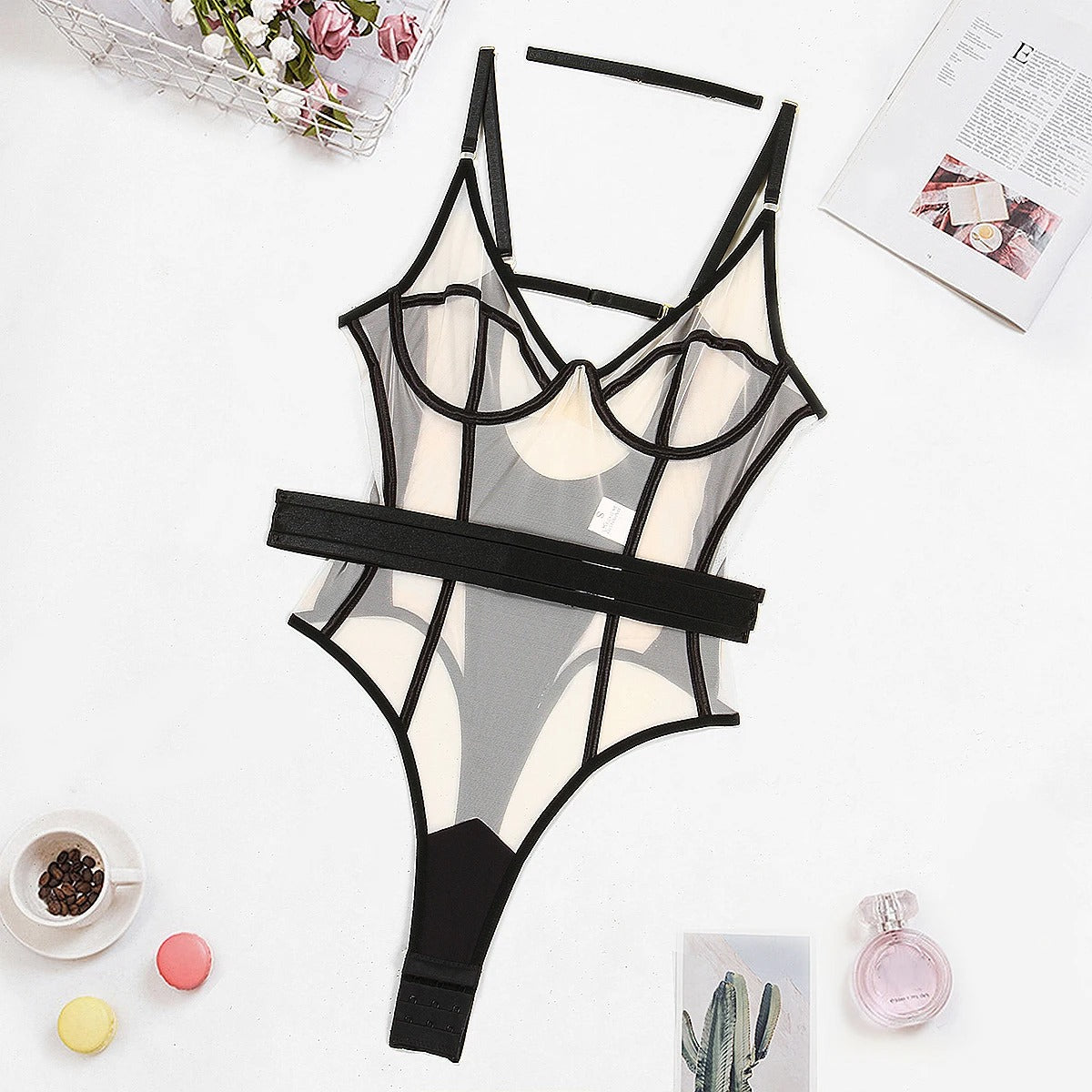 "Séduction Nue" Bodysuit Lingerie