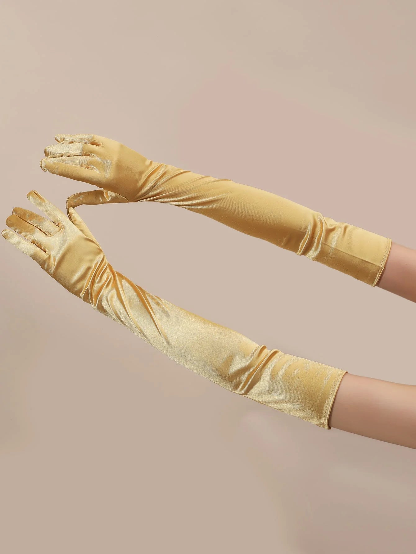 Women's Satin Elbow Length Gloves