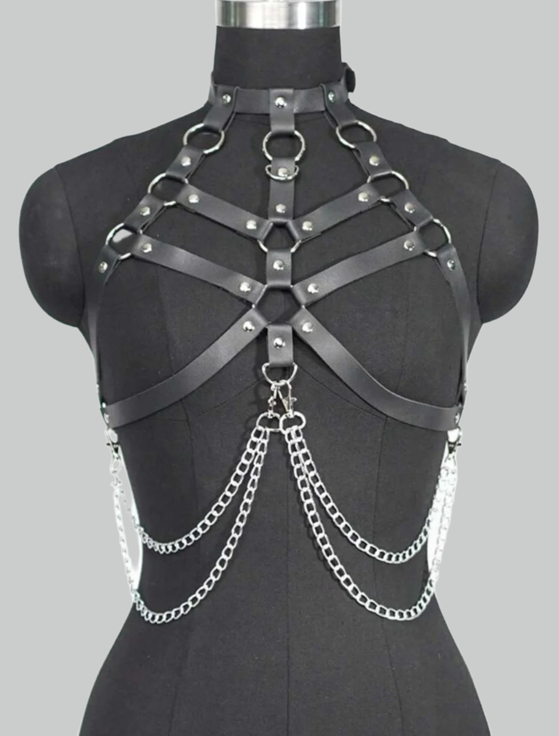 Chain Detailed Body Harness